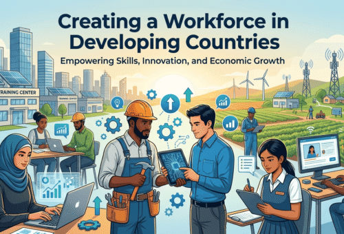 Creating a workforce in developing countries