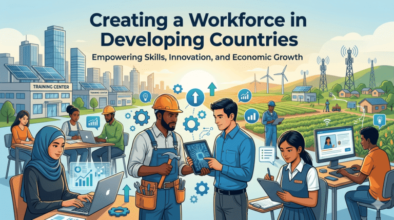 Creating a workforce in developing countries