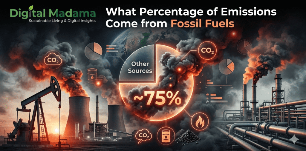What Percentage of Emissions Come from Fossil Fuels
